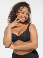 Adjustable-Strap Underwire Deep V-neck Bra Bundle