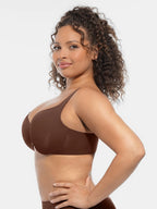 Adjustable-Strap Underwire Deep V-neck Bra Bundle