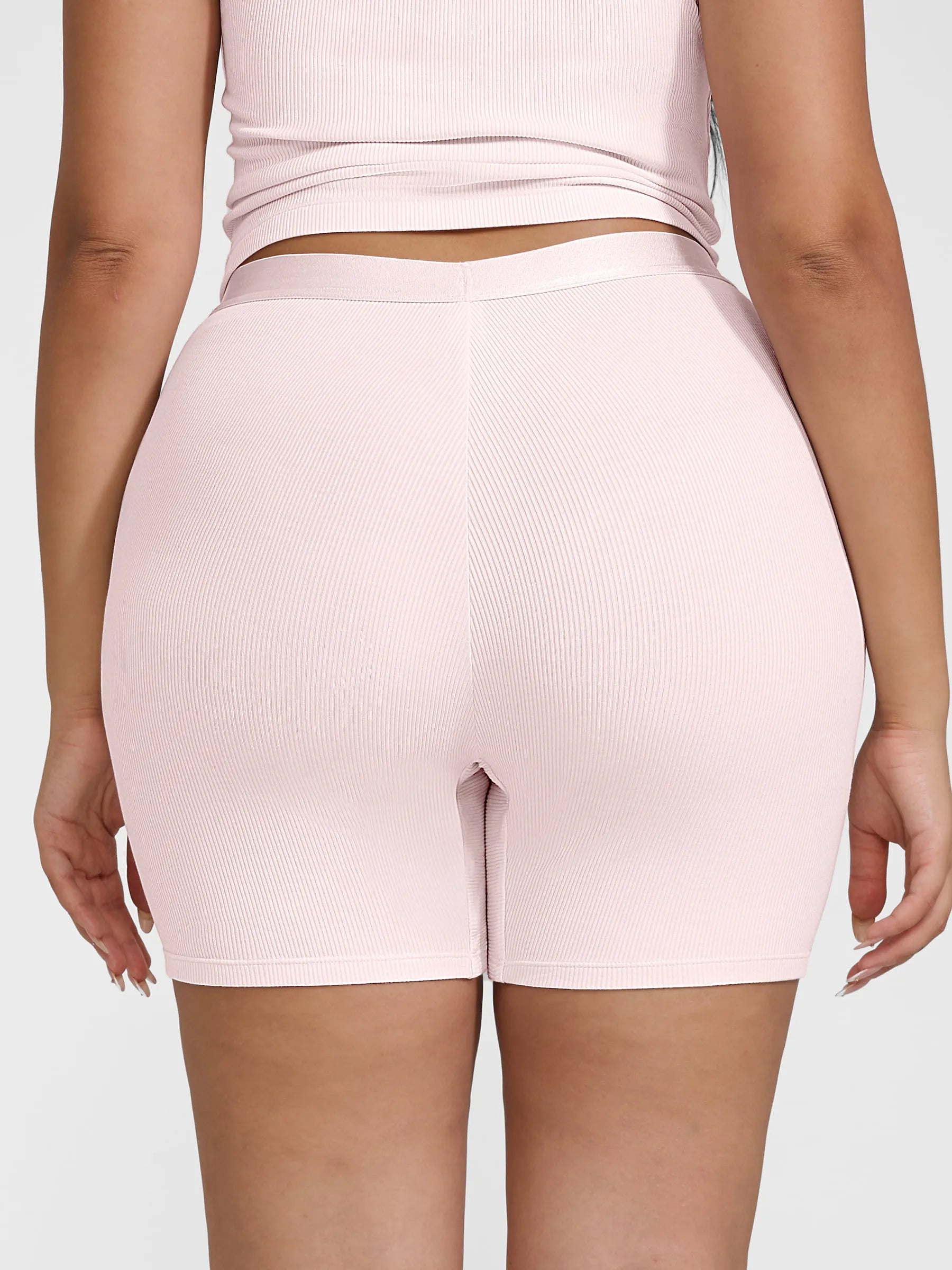 Ribbed Soft Cotton Boxer Short