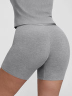 Ribbed Soft Cotton Boxer Short