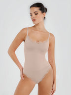 Lace Firm Control Seamless Thong Bodysuit