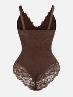 Lace V-Neck Breathable Bodysuit