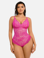 2-Pack Lace V Neck Bodysuit Bundle