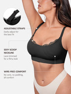 Seamless Lace Wireless Everyday Bra