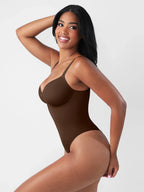 Seamless Tummy Control Zipper Bodysuit