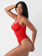 Seamless Tummy Control Zipper Bodysuit