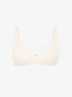 Adjustable-Strap Underwire Deep V-neck Bra