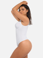 Velvibra V-Neck Tummy Control Bodysuit