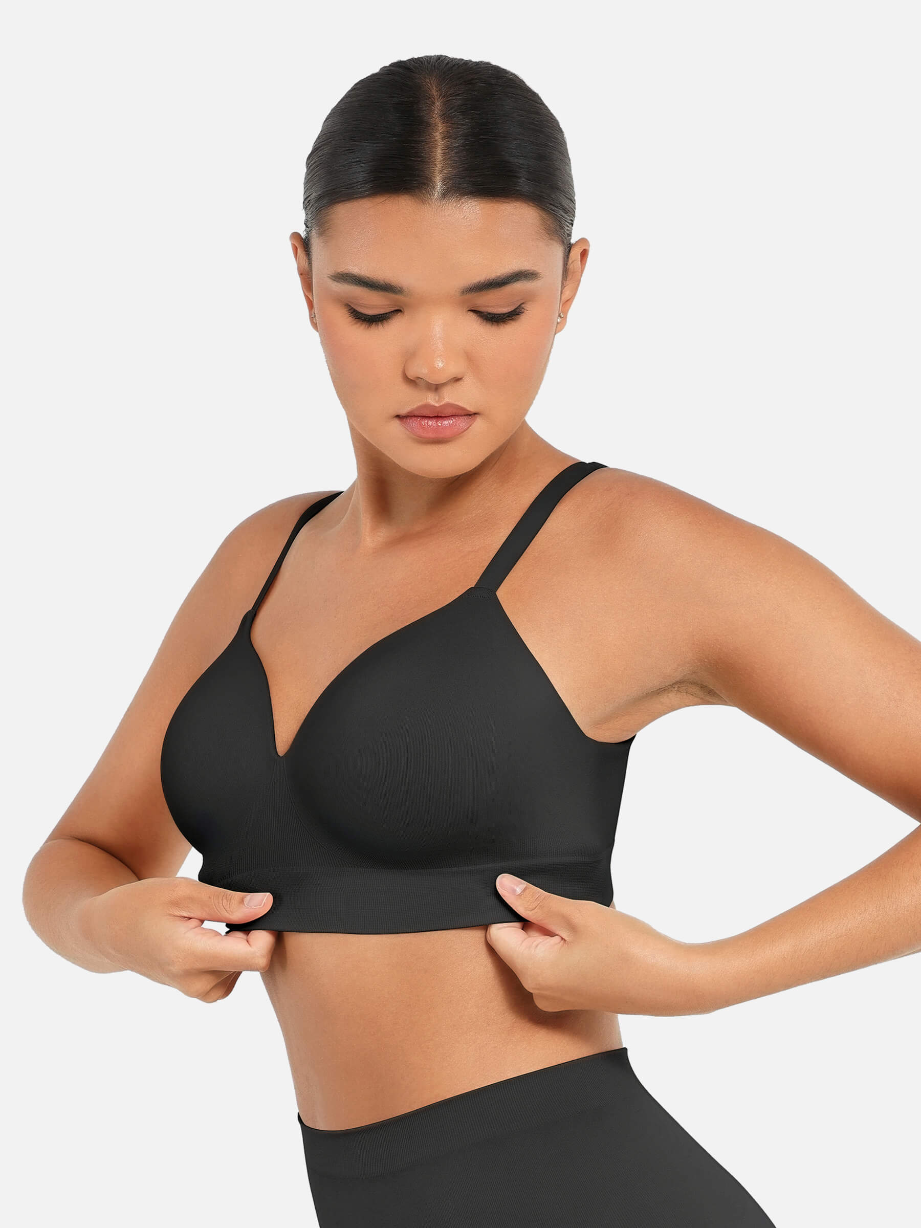Wireless Push-Up Seamless Full Coverage Bra Bundle