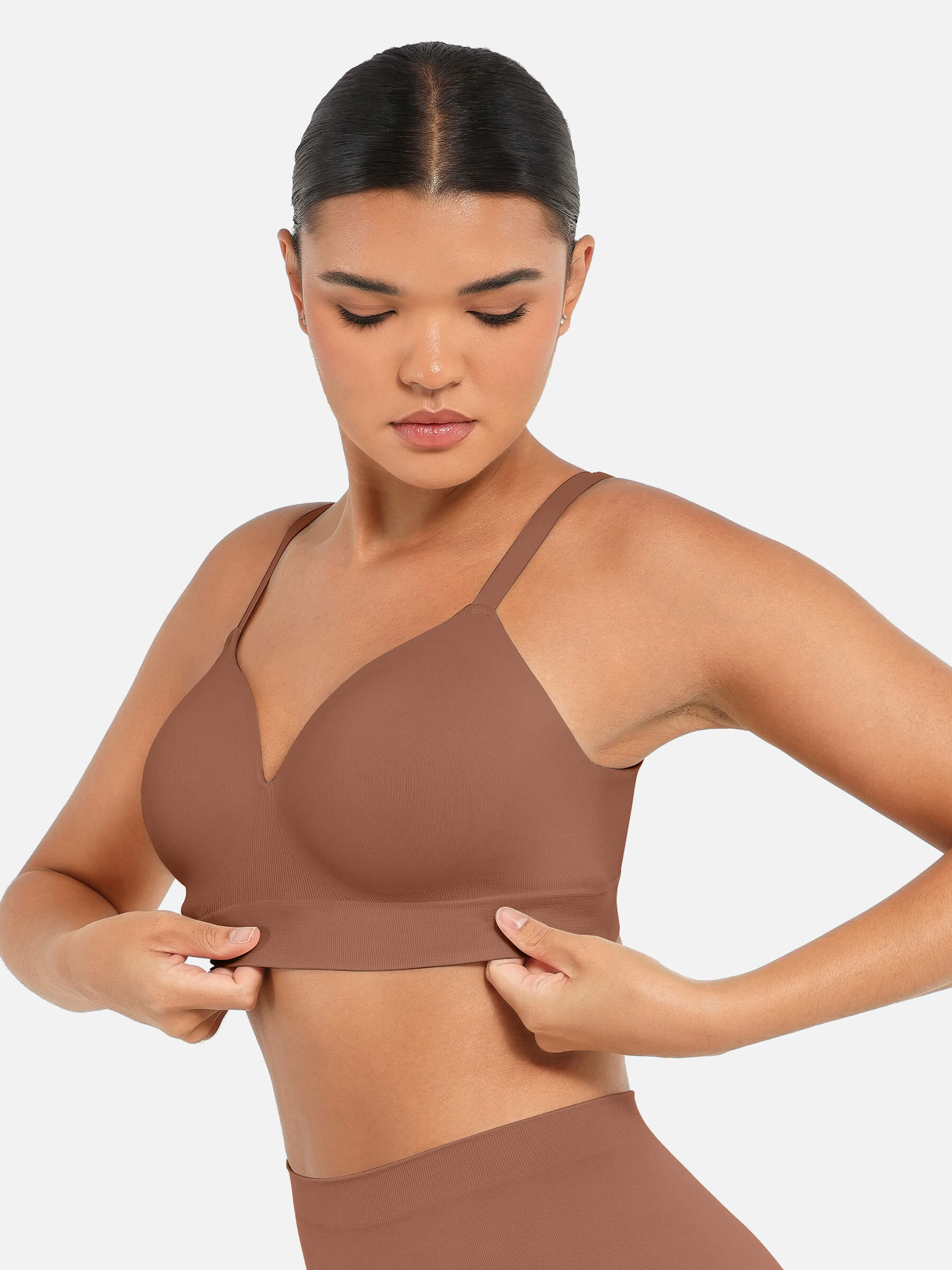 Wireless Push-Up Seamless Full Coverage Bra Bundle