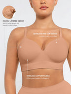 Wireless Push-Up Seamless Comfort Full Coverage Bra