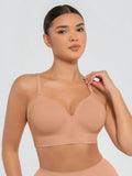 Wireless Push-Up Seamless Comfort Full Coverage Bra