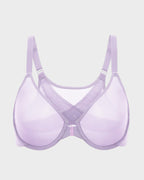 Front Closure Mesh Support Bra