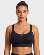 High-Impact Wireless Full-Coverage Racerback Sports Bra