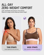 High-Impact Wireless Full-Coverage Racerback Sports Bra
