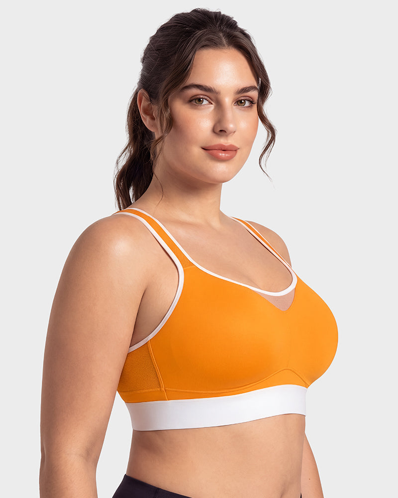 High-Impact Wireless Full-Coverage Racerback Sports Bra