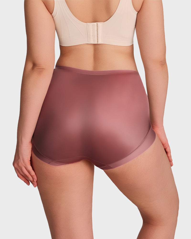 High-Waist Cross Compression Shaping Panties （6 Pack）