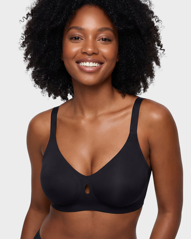 Invisible Jelly Lift Bra with Breathable Water Drop Hollow