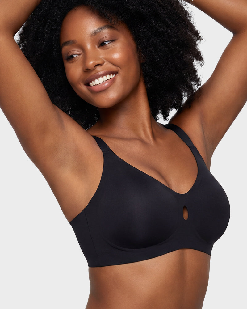 Invisible Jelly Lift Bra with Breathable Water Drop Hollow