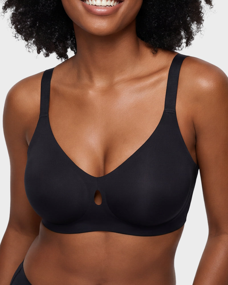 Invisible Jelly Lift Bra with Breathable Water Drop Hollow