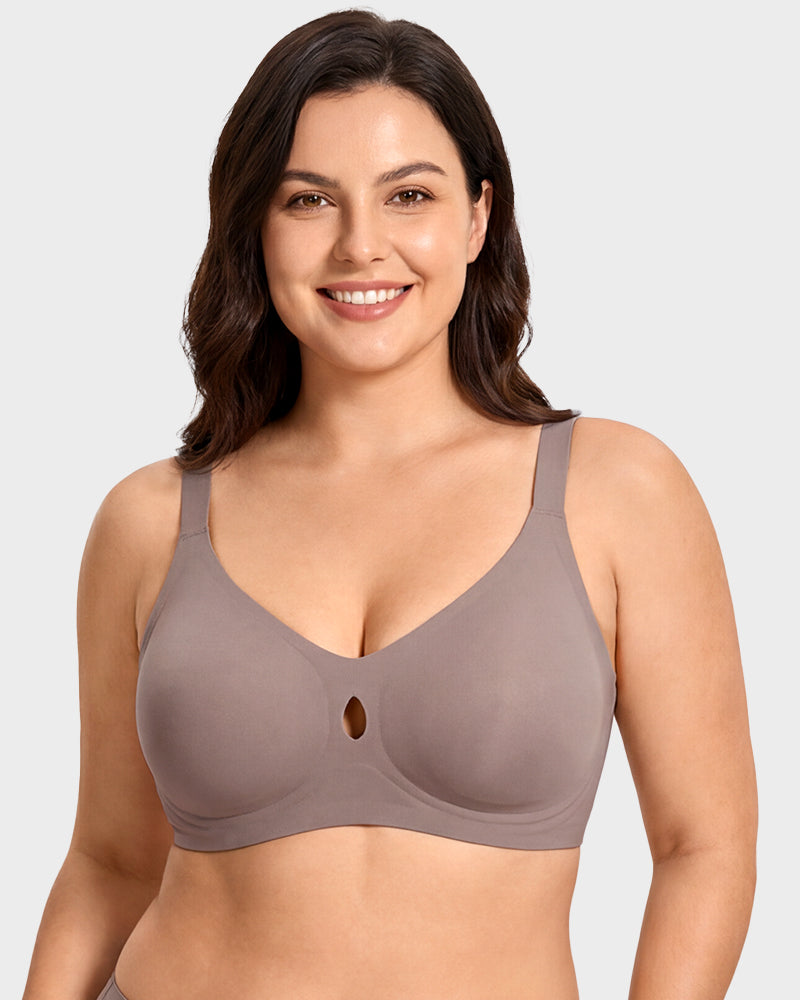 Invisible Jelly Lift Bra with Breathable Water Drop Hollow