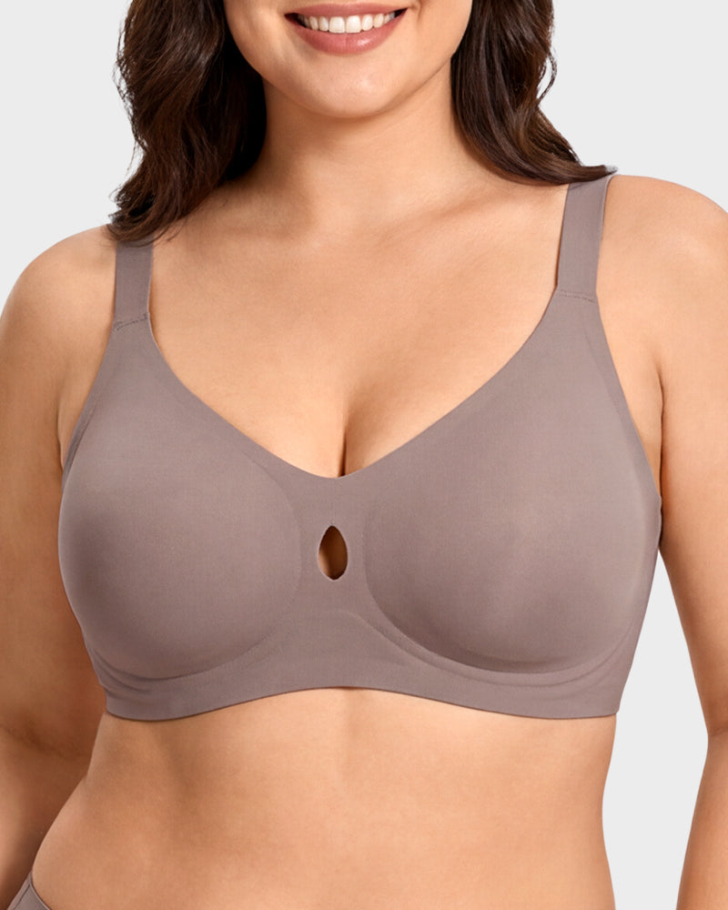 Invisible Jelly Lift Bra with Breathable Water Drop Hollow