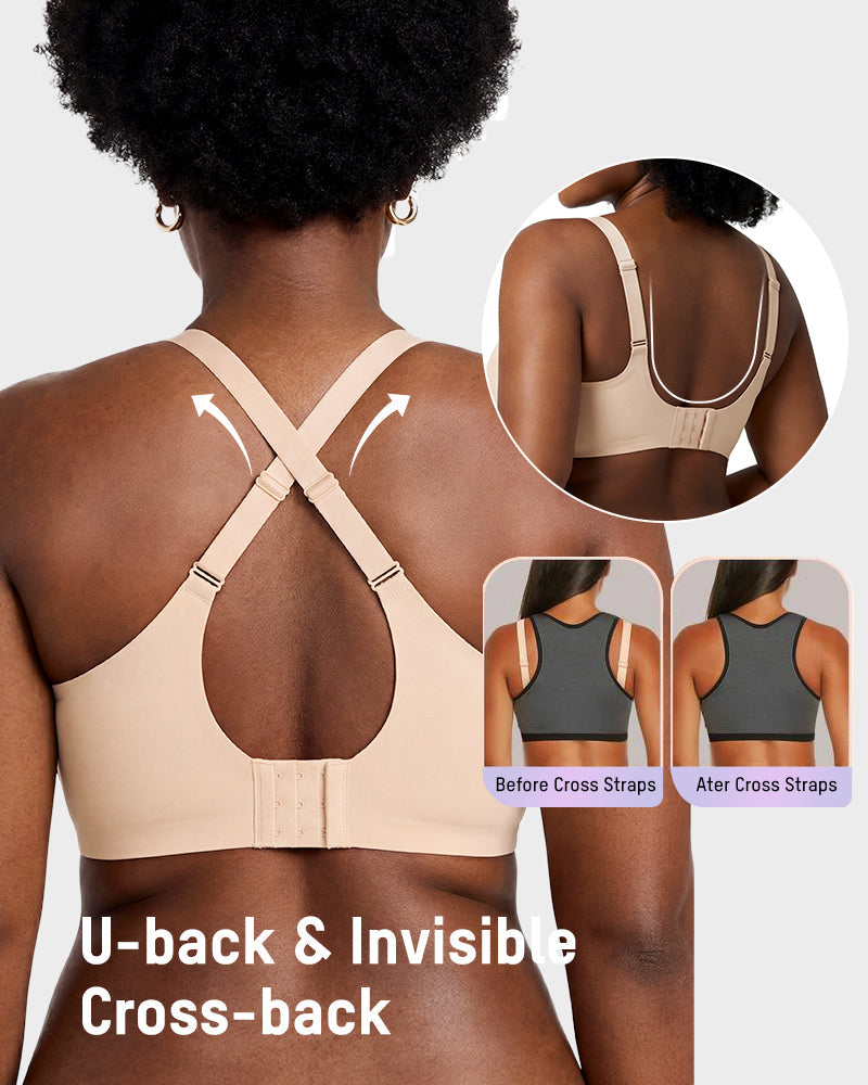 Invisible Jelly Lift Bra with Breathable Water Drop Hollow