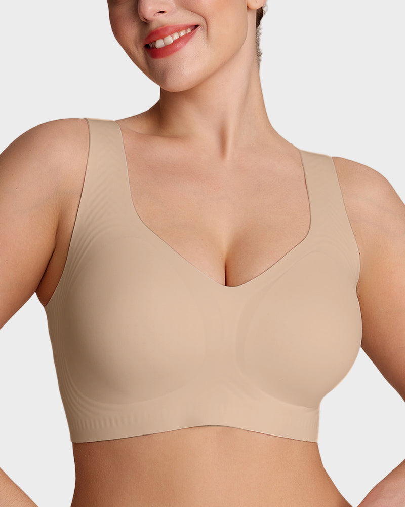 Lifting Wire-Free Antibacterial Jelly Bra