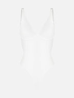 Velvibra V-Neck Tummy Control Bodysuit