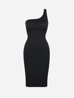One-Shoulder Tummy Control Shaper Dress