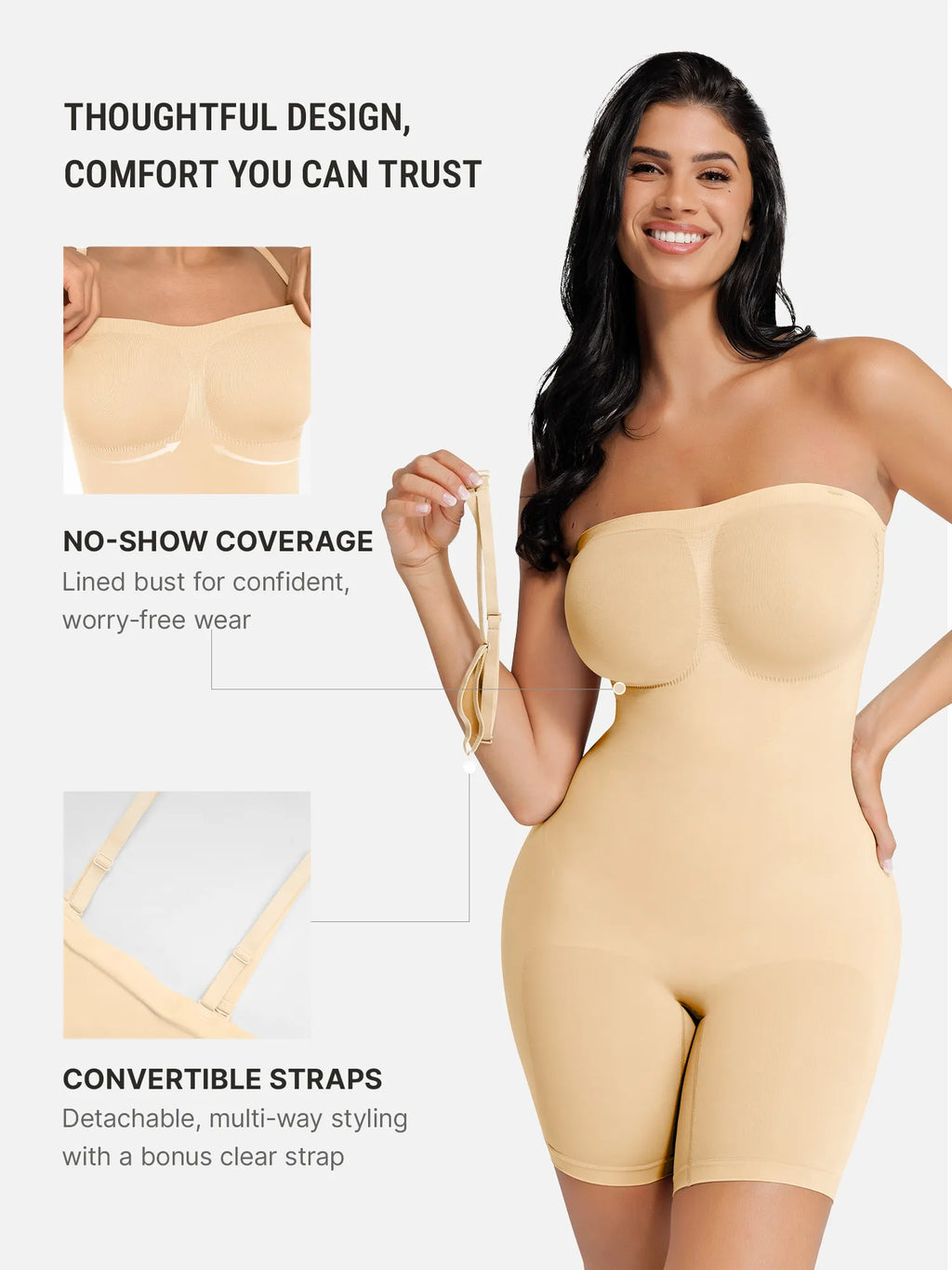 Strapless Seamless Everyday Bodysuit