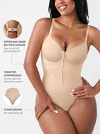 Seamless Tummy Control Zipper Bodysuit