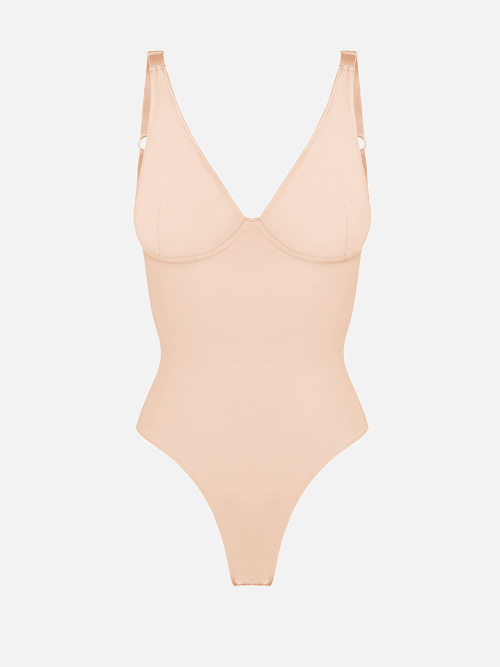 Velvibra V-Neck Tummy Control Bodysuit