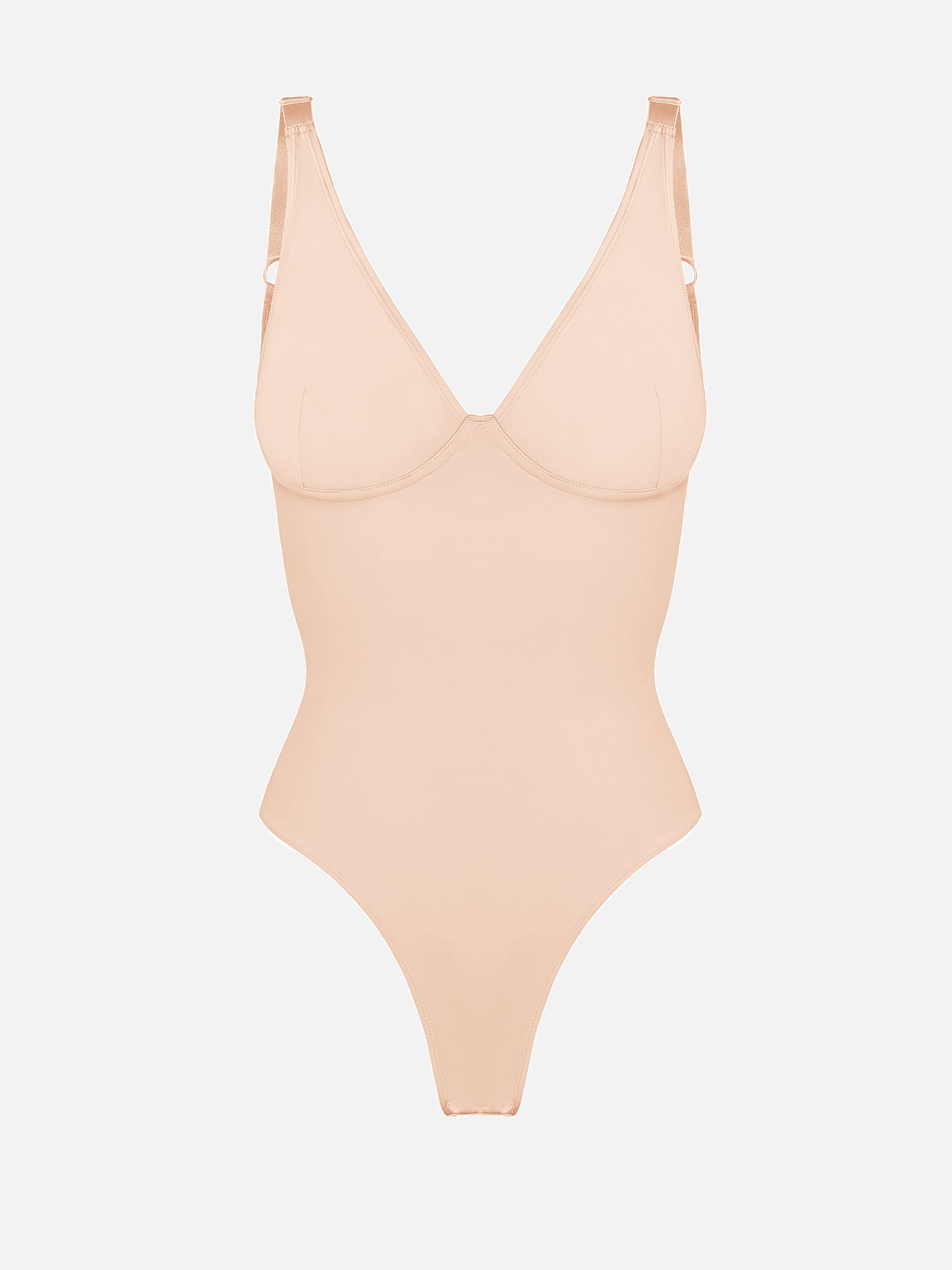 Velvibra V-Neck Tummy Control Bodysuit