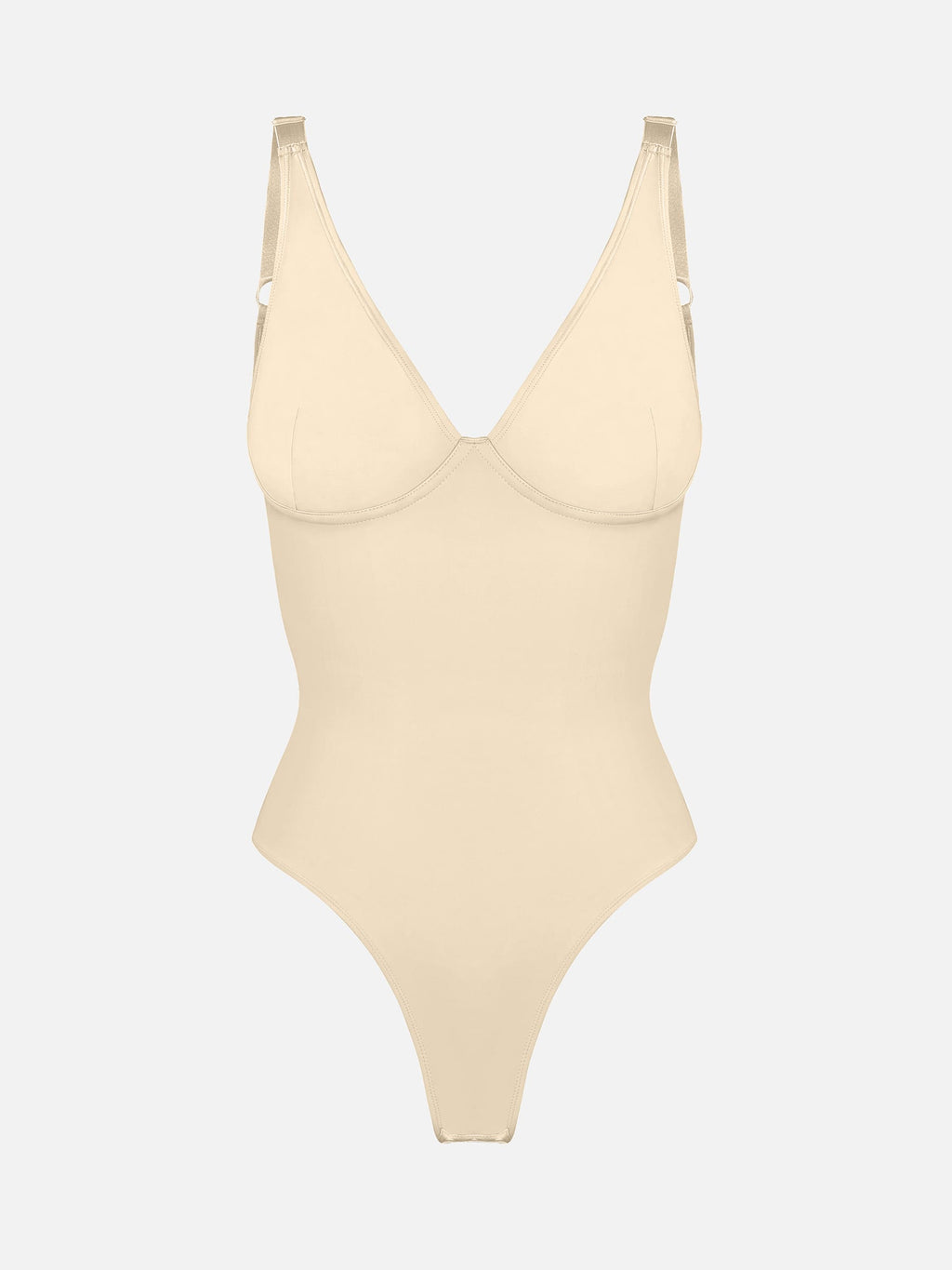 Velvibra V-Neck Tummy Control Bodysuit