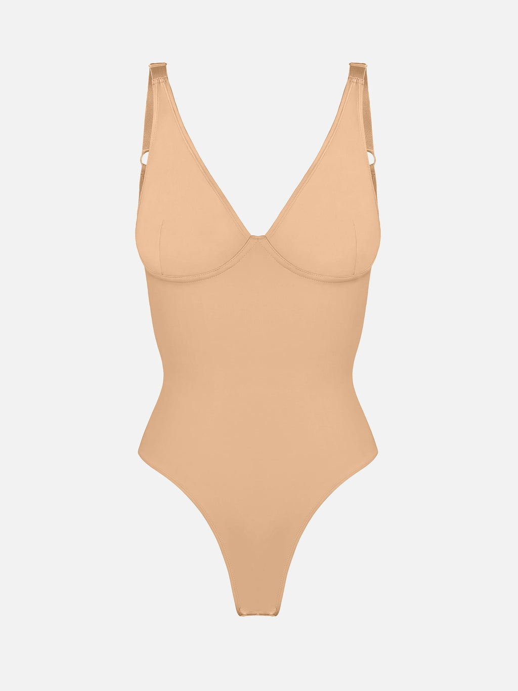 Velvibra V-Neck Tummy Control Bodysuit
