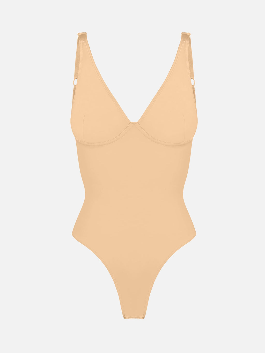 Velvibra V-Neck Tummy Control Bodysuit
