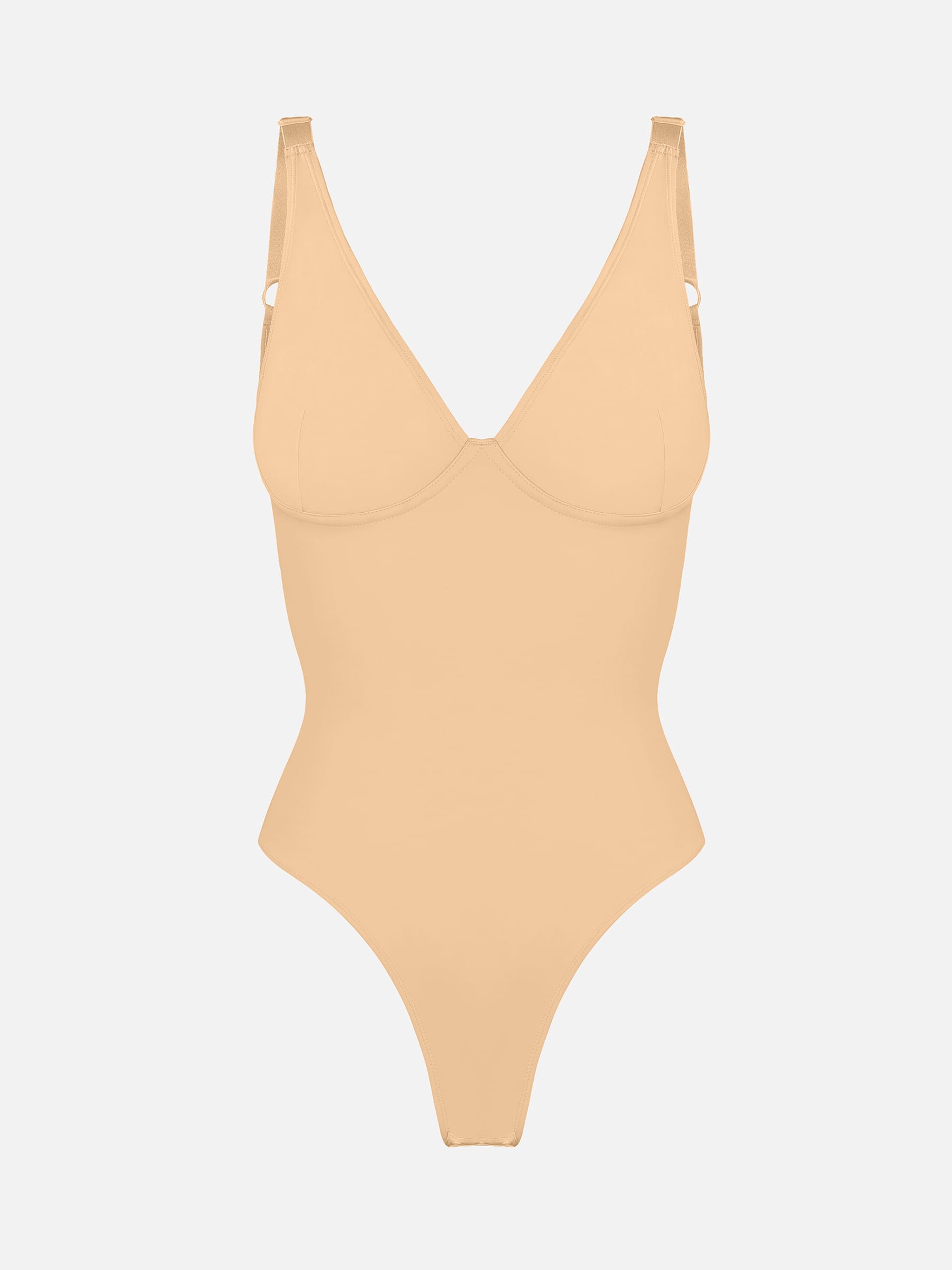 Velvibra V-Neck Tummy Control Bodysuit