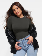 Seamless Ultra-Soft Crew Neck Bodysuit
