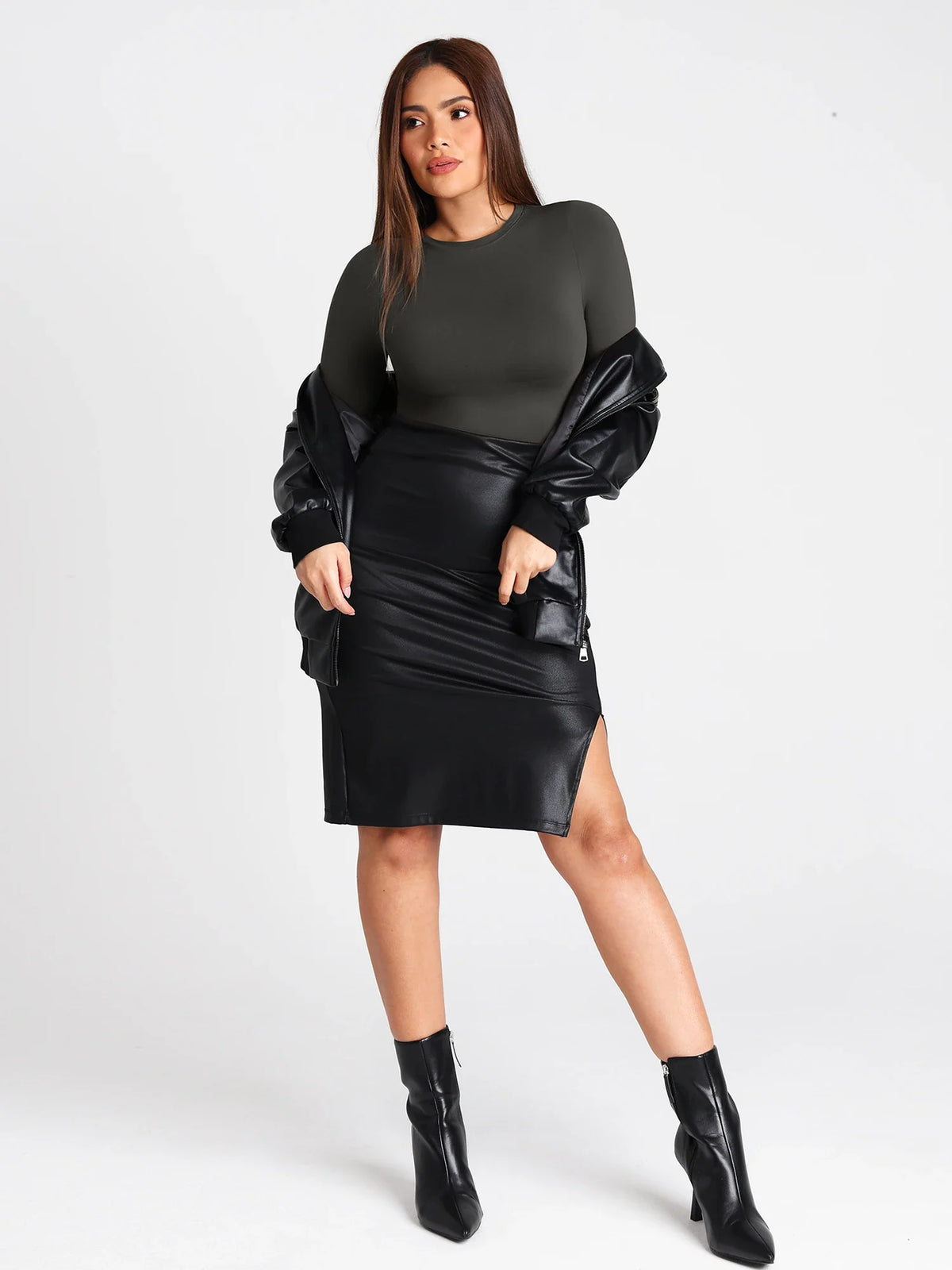 Seamless Ultra-Soft Crew Neck Bodysuit
