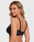 Seamless Deep V Push-Up Wireless Bra
