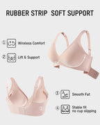 Seamless Deep V Push-Up Wireless Bra
