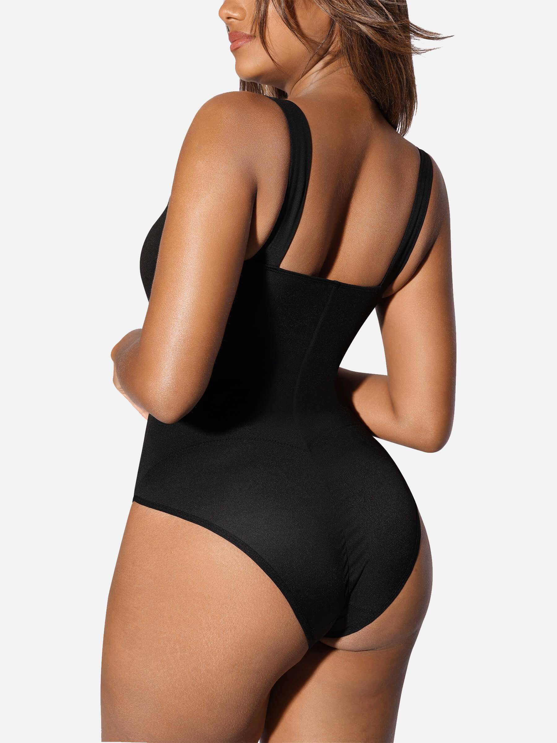 Square Neck Ultra-Stretch Sculpt Bodysuit