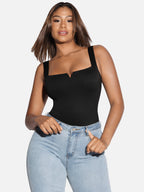 Square Neck Ultra-Stretch Sculpt Bodysuit