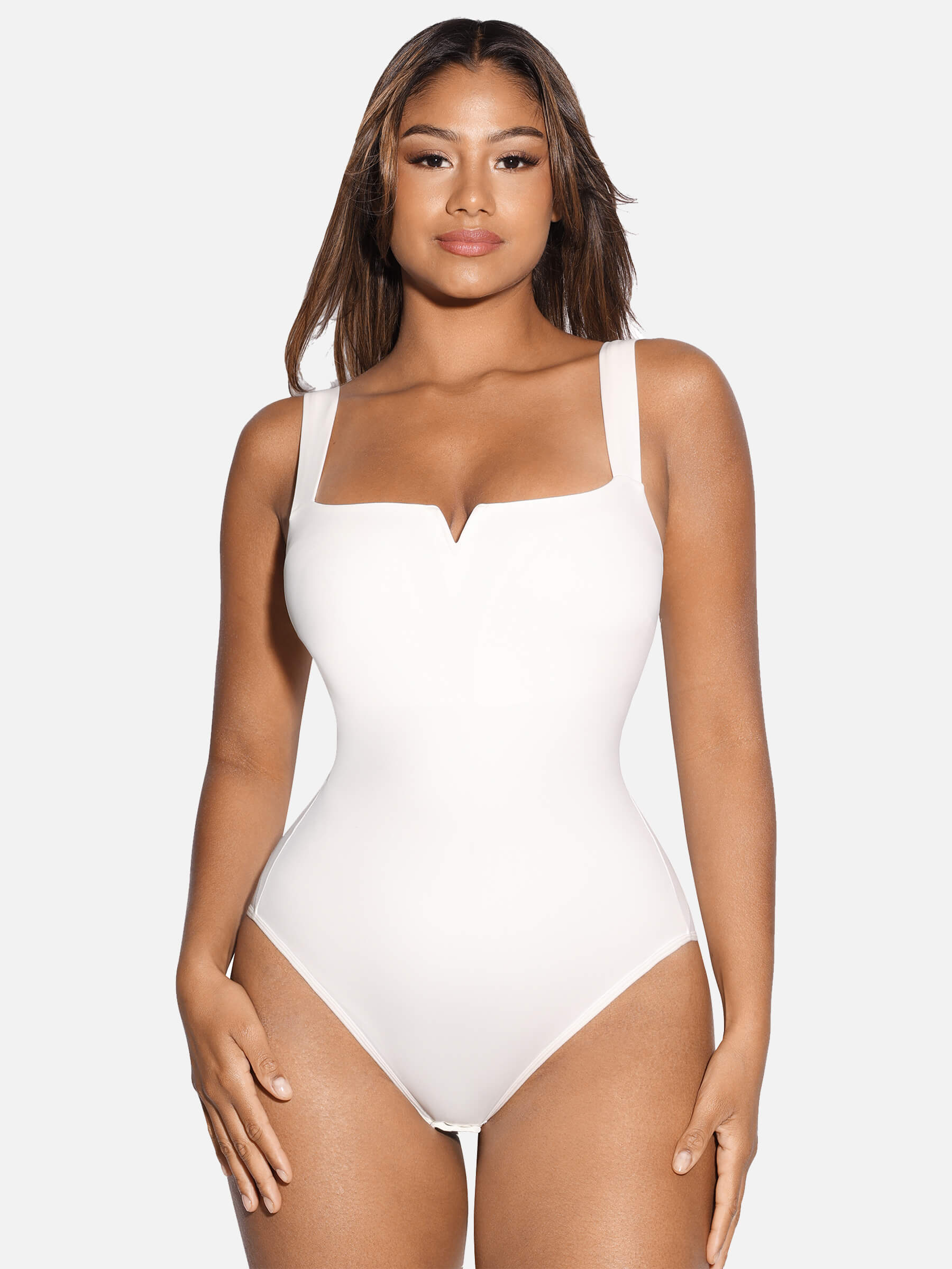 Square Neck Ultra-Stretch Sculpt Bodysuit
