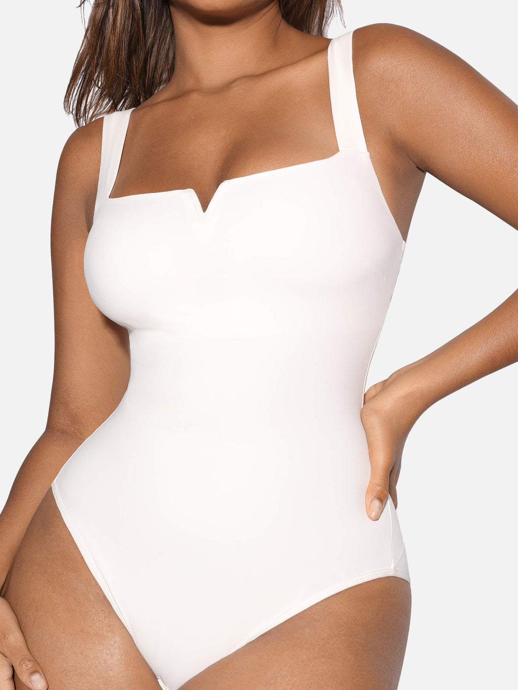 Square Neck Ultra-Stretch Sculpt Bodysuit