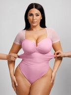 Ultra-Fine Mesh Classic Thong Bodysuit