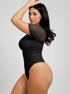 Ultra-Fine Mesh Classic Thong Bodysuit