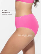 Cloud-Like Mid-Waist Brief Panties