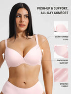 Push Up Lightly Lined Demi Bra